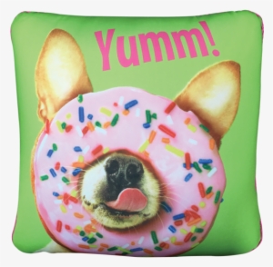 Picture Of Avanti™ Yumm Donut Microbead Pillow - Doghnut Dog Birthday Shape Balloon