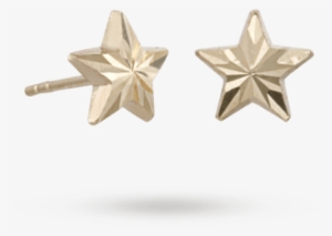 9ct Yellow Gold Star Stud Earrings - Dyrberg/kern