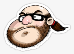 Next Up Is The “neckbeard” Sticker - Neckbeard
