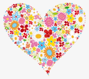 Heart Clipart Heart & Flower Designs Heart Of Flowers - Heart Of Flowers Clip Art