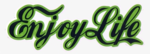 Small Bumper Sticker / Decal - Enjoy Life Sticker