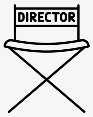 Director Chair Vector - Png Film Director Chair