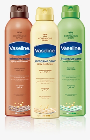 Start Repairing In Seconds - Vaseline Intensive Care Cocoa Radiant Spray Moisturiser