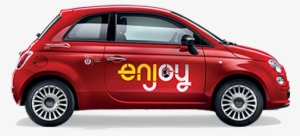 Le Fiat 500con Il Logo Enjoy Che Presto Circoleranno - Fiat 500