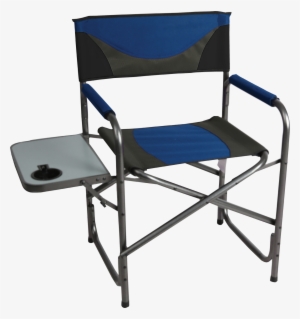 Westfield Outdoors Director Chair W/side Table - Timber Ridge Aluminum Portable Director's Folding Chair