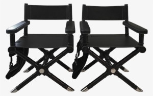 Leather Directors Chair - Folding Chair
