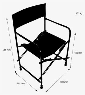 Director's Chair Dimensions - Chair