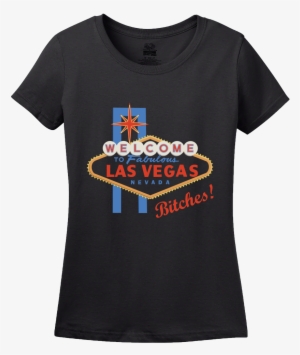 Ladies Black Welcome To Las Vegas, Bitches - Dc United T Shirts