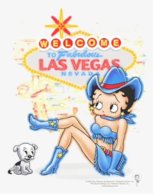 Betty Boop Welcome Las Vegas Pullover Hoodie