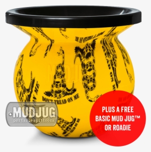 Don't Tread On Me Mud Jug™ - Mudjug Transparent