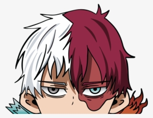 Image Of Todoroki Peeker - Cartoon
