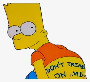Simpson Simpsons Thesimpsons Bart Bartsimpson Dont - Dont Tread On Me Simpsons