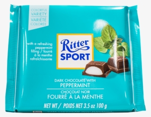 Ritter Sport Dark Chocolate Peppermint Candy - Ritter Sport