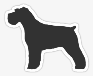 Schnauzer Silhouette Waterproof Die-cut Sticker - T-shirt