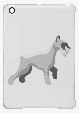 Schnauzer Illustration Ipad Mini Clip Case - Miniature Schnauzer