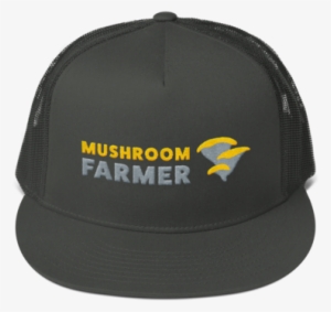 Mushroom Farmer Hat - Batting Station-mesh Back Snapback Hat