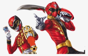 Red Ranger Png - Gokai Red Vs Gosei Red