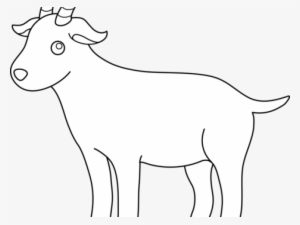 Goat Clipart Easy - Cute Goat Clipart Black And White