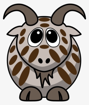 How To Set Use Streaked Goat Clipart - Cartoon Goat No Background