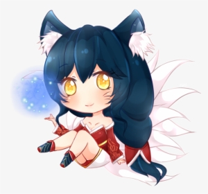 Ahri Chibi League Of Legends - Lol Ahri Fanart