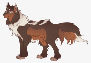 Dog Transparent Wolf Design Drawing Pictures Png Dog - Brown Wolf Cartoon