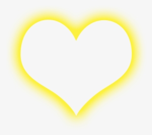 Sonia - Editor - Yellow Glowing Heart Transparent
