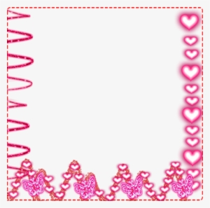 Glowing Heart Frames Png - Heart Frame