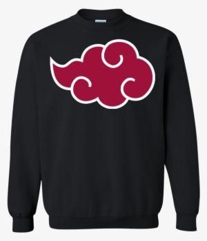 Naruto Ship Akatsuki Cloud Anti Leaf Black Pullover - Shirt