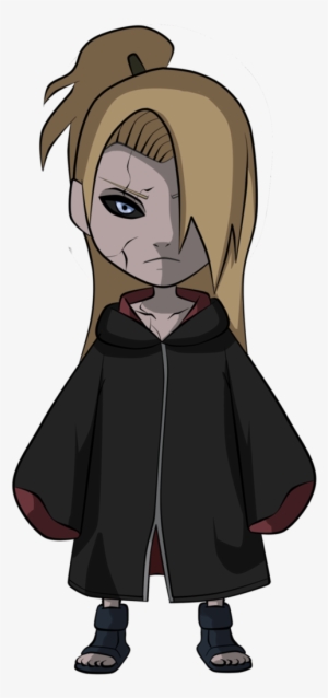 Chibi Deidara By Tazawa Edo Tensei, Red Cloud, Naruto - Deidara Edo Tensei Chibi