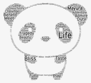 L I F E As We See It - Word Cloud Word Art