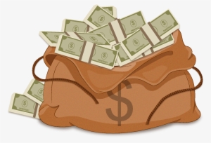 Cartoon Money Bag Coin Element - Bolsa De Dinero Gif