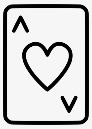 Ace Hearts - - Naipe Icon Png