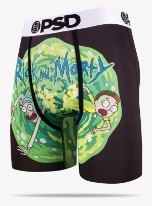 Rick And Morty Classic Men's Boxer Brief Underwear - Rick And Morty Dog Tag Pendant