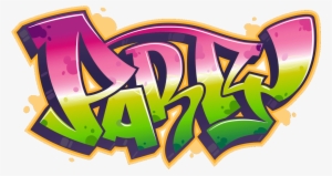 Sticker Graffiti Party Ambiance Sticker Col Sand A038 - Party Graffiti