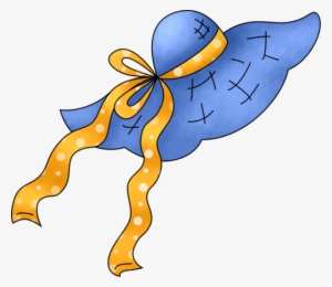 Blue Hat Cliparts - Land-blaue Mützen-baby-schwester Puckdecke