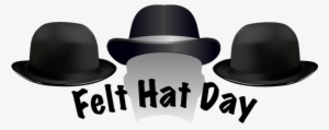 Information And Clip Art For Felt Hat Day - Felt Hat Clipart