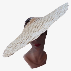 Offered Is An Amazing Example Of A Vintage Cartwheel - Headpiece