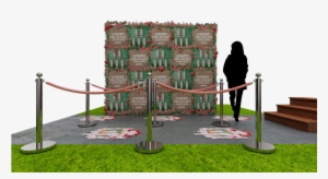 Framing The Center Of The Wall Is A 3d Angry Orchard - Playground