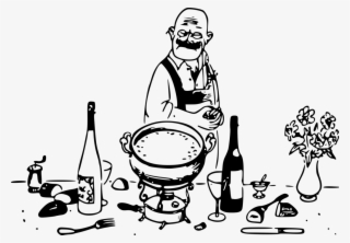 How To Set Use Grumpy Chef Clipart - Fondue Clipart
