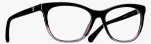 Cat Eye Eyeglasses, Acetate-black & Gray - Chanel 3341