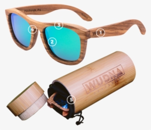 Handmade Walnut Cat-eye Sunglasses - Sunglasses