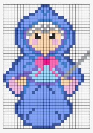 Fairy Godmother Perler Bead Pattern / Bead Sprite - Perleplade Smiley