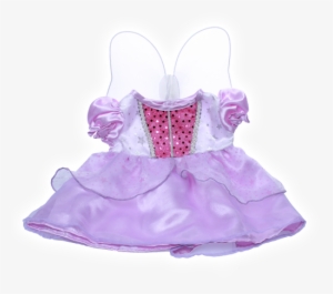 Purple Fairy Godmother Dress With Wings - Purple Cinderella Dress W/wings Teddy Bear Clothes