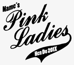 Pink Ladies Logo - Pink Ladies Logo Grease
