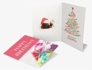 Greeting Cards - Einfache Weiße Frohe Weihnacht-gruß-karte Karte