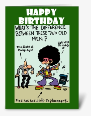 Hip Replacement Birthday Card Greeting Card - Happy Birthday Hip Replacement