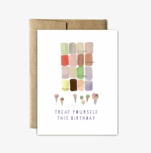 Ice Cream Birthday Card - Greeting Card