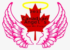 Canadian Wing Angel Halo 4 Clip Art At Clker - Angel Wings