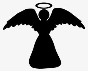 Free Icon Angel With Halo Icon - Angel With Halo Silhouette