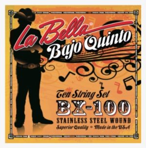 La Bella Bajo Quinto Set Bx-100 - Labella Bx100 Bajo Quinto Strings